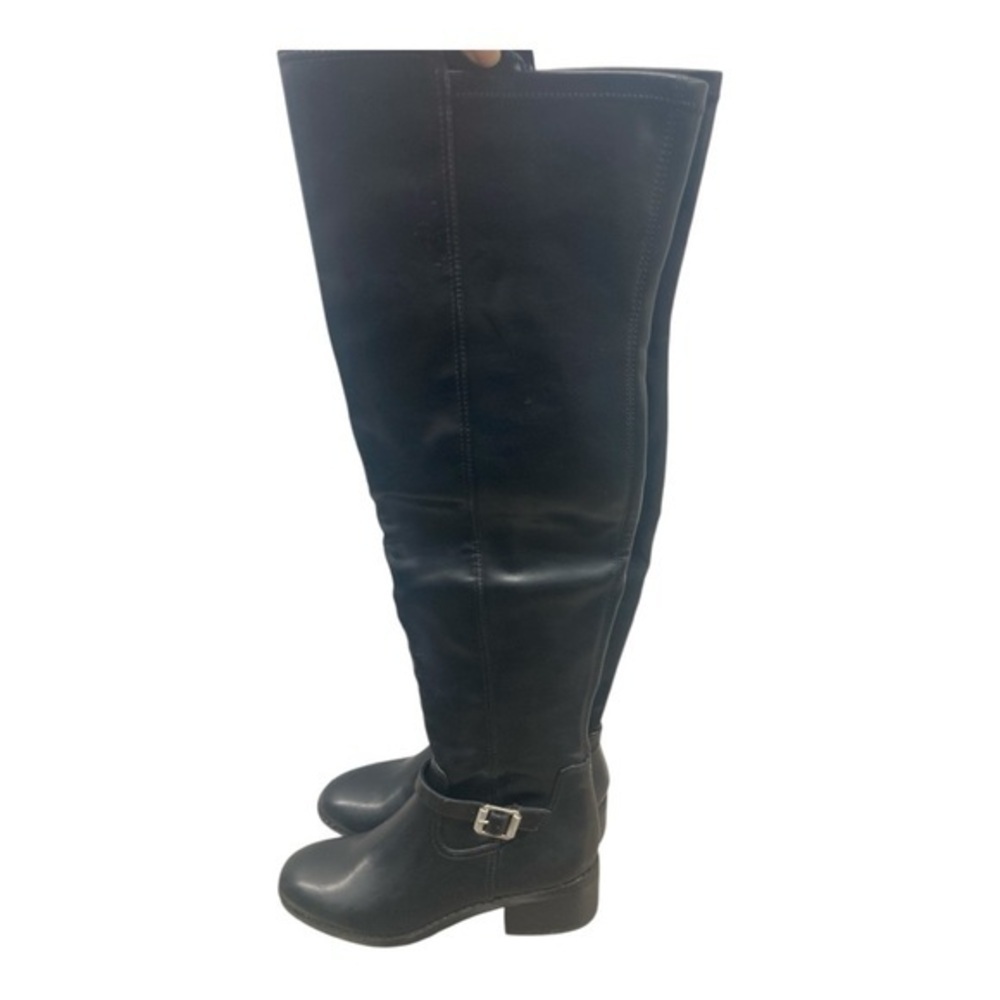 DV by Dolce Vita Shiny Black Boots knee high size 7.5